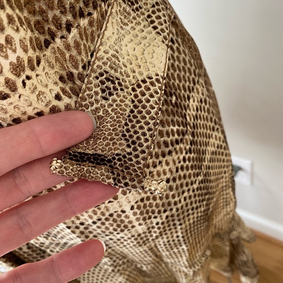 Genuine Roberto Cavalli Mini, Animal Print Wrap Dress - Picture 13 of 16